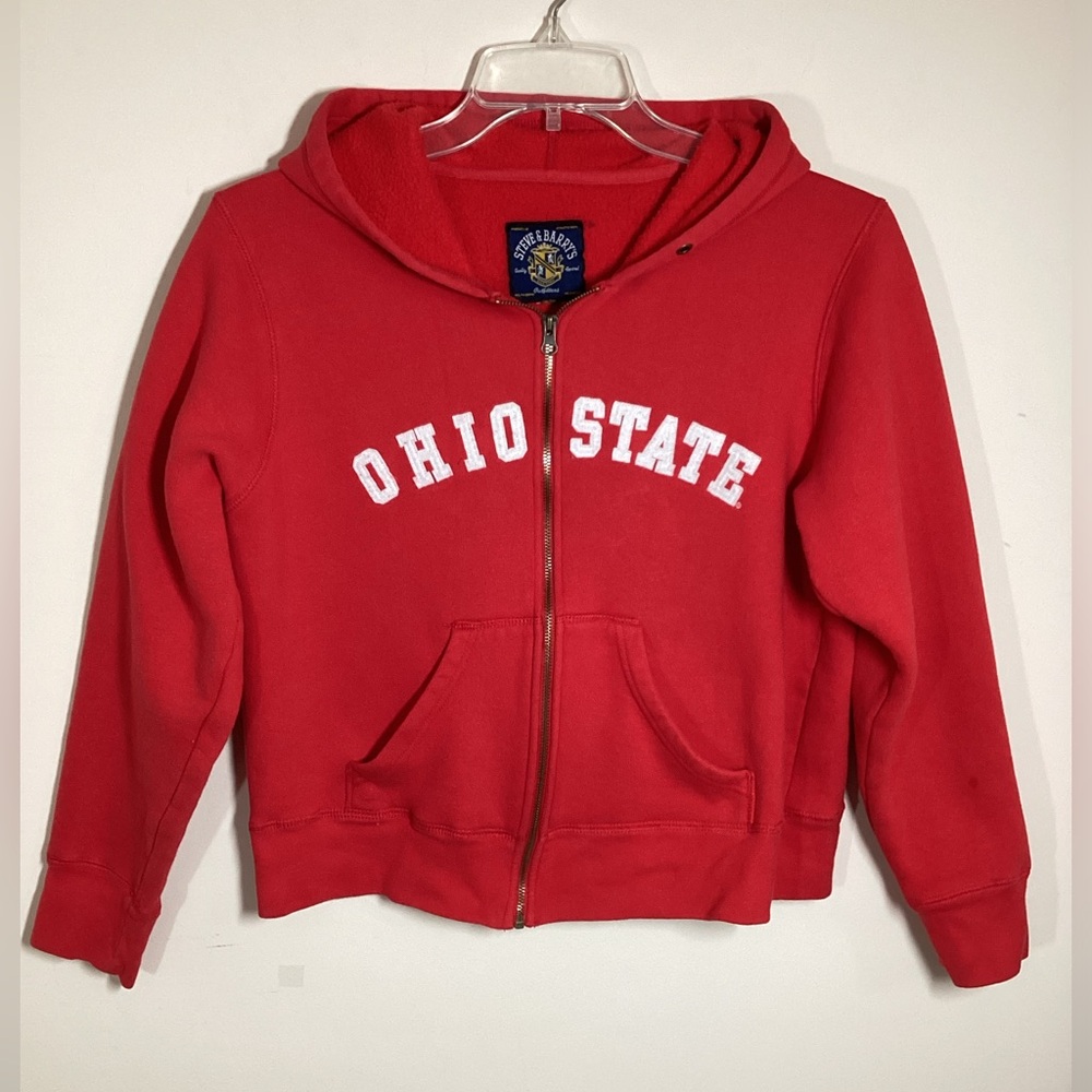 Women Steve & Barry’s Ohio State Sweatshirt Zip Up Hooded M
